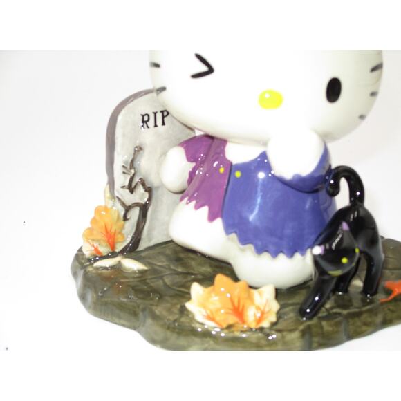 Hello Kitty Halloween Blue Sky Clayworks Graveyard Zombie Ceramic - Picture 5 of 8